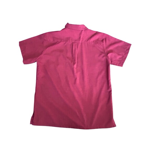 Haband Zip front Collared Short‎ Sleeve Men’s Shirt Sz M - Picture 3 of 4
